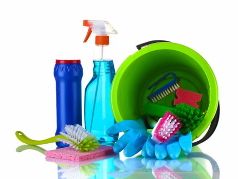 Illustration of cookie policy information on a carpet cleaning website