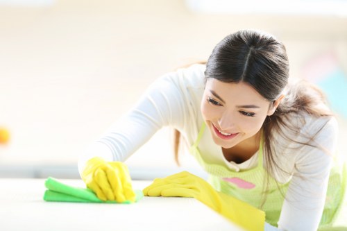Inspection of carpet cleaning results during complaint review