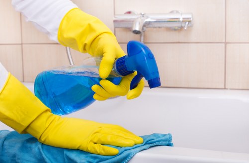 Waste disposal and compliance section in cleaning service terms