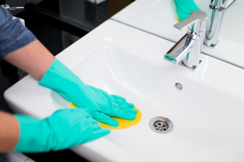 Hot water extraction carpet cleaning in Harmondsworth