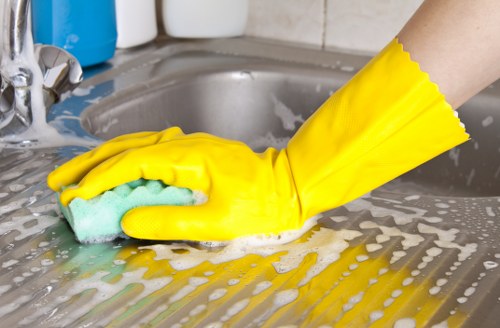 Deep cleaning a fabric sofa in Harmondsworth
